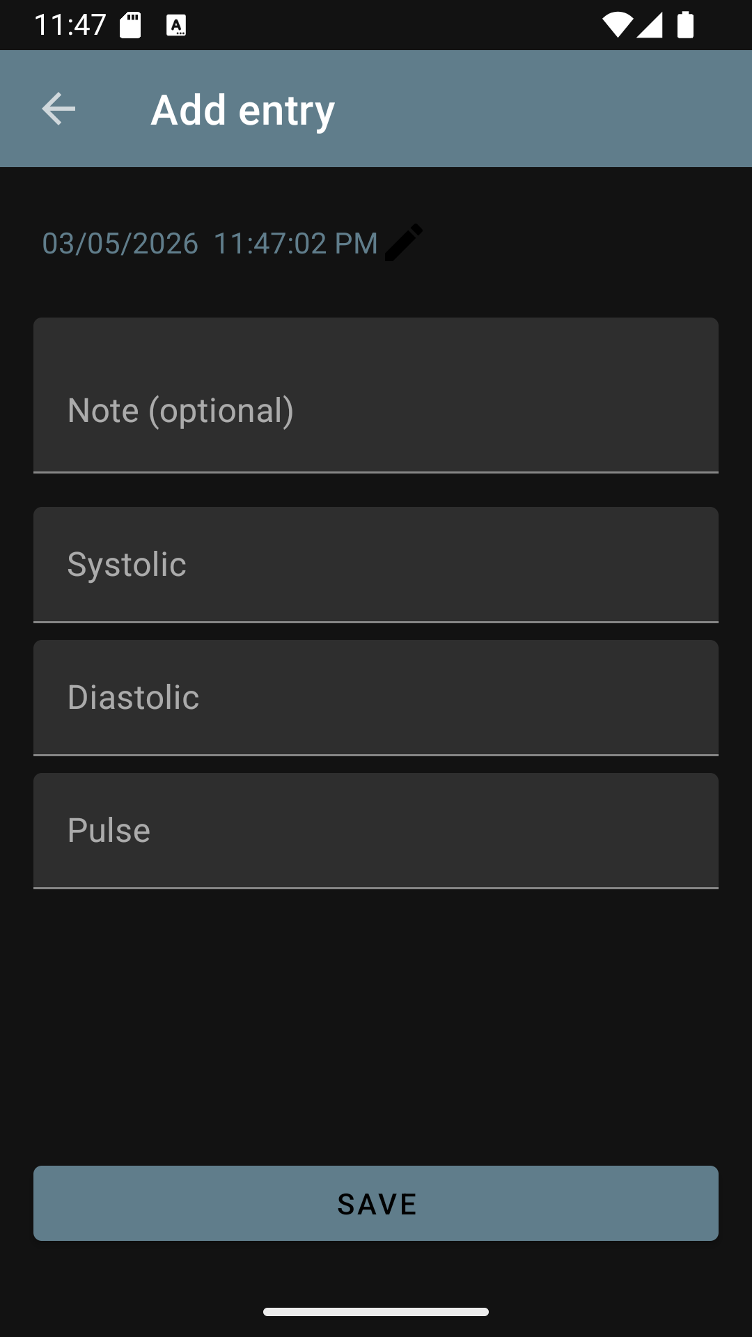 LastDone Pro custom fields displayed in entry list